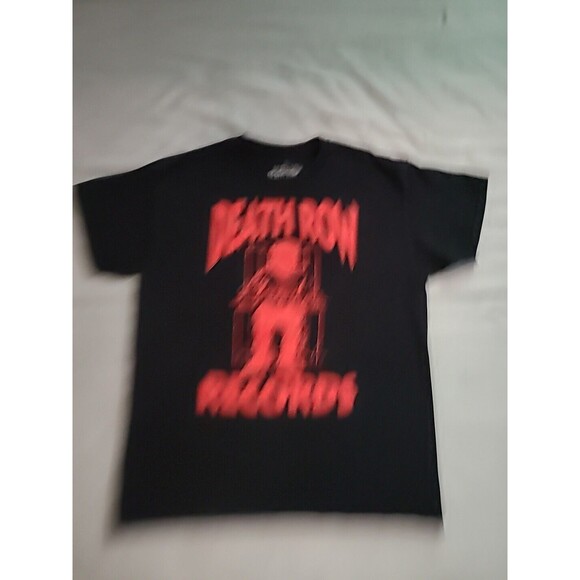 Death Row Records American Record Label R Black T Shirt Large - Picture 2 of 5